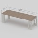 HYPER-EXTENSION TABLE SLIDING SYSTEM 44 /246 EXTENDING TABLES WITHOUT FRAMES